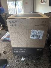 Epson EF-12 Smart Laser Projector   Android TV   Sound by Yamaha New In Box