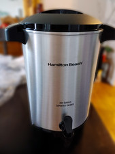 Hamilton Beach 45-Cup Coffee Urn, Hot Beverage Dispenser, Silver