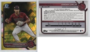 2022 Bowman Chrome Sapphire Edition Prospects Yellow /50 Jordan Lawlar #BCP-235