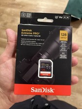 SanDisk 128GB Extreme PRO UHS-II SDXC Memory Card, 300MB/s  SDSDXDM-128G-GN4IN 