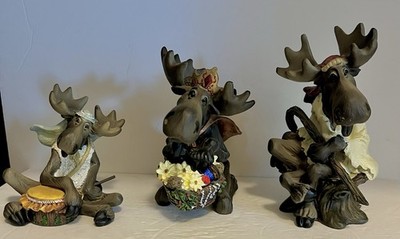Moosetivity 2 Nativity Set Big Sky Carvers Mountain Mooses Phylliss Driscoll Box