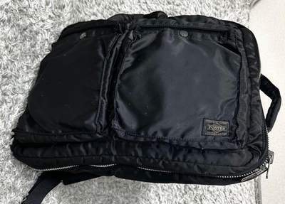 #ad PORTER Yoshida TANKER 3Way Business Bag Briefcase Backpack Black Japan $118.99