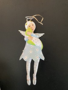 Patience Brewster Mother Child Paradise Angel Christmas Ornament Mackenzie Child