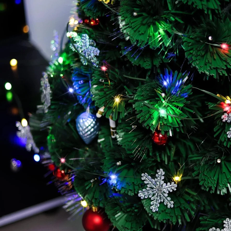 8-Mode LED Strip Lights Green Wire Waterproof Outdoor Xmas Garden Party Decor - Image 4 of 4