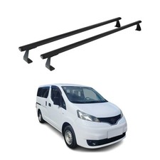 Dachträger Grundtäger für VW T7 Multivan 2021-2026 75kg Aluminium Schwarz 2 tlg