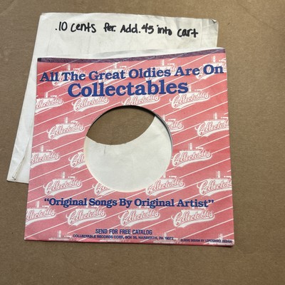 1 Company Sleeve Only CollectAbles collector Series 45