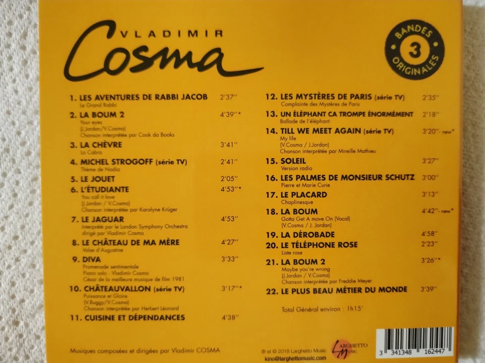 Vladimir Cosma (Vol.3 les plus grands succès). - Photo 2/2