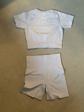 JOGGR Women?s set:top and cycling shorts,size S Blue