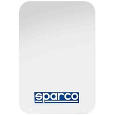Sparco 03791 Mud Flaps 1 Pair (2 Flaps) White