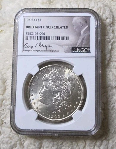 1902 O US Morgan Silver Dollar $1 - NGC Brilliant Uncirculated