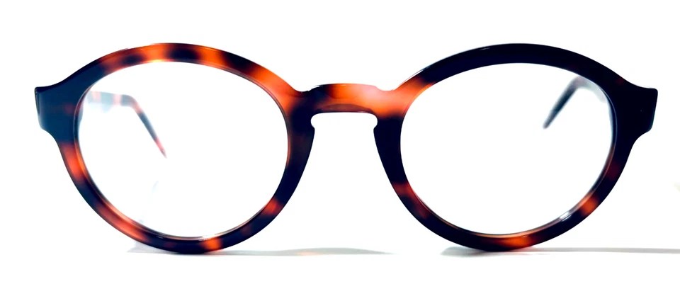 ANDY WOLF 4560 COL. E ROUND UNISEX AUTHENTIC FULL RIM EYEGLASSES FRAME 51-24-145 - Image 3 of 4