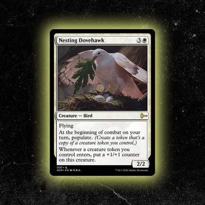 Nesting Dovehawk - Custom MTG Commander Card