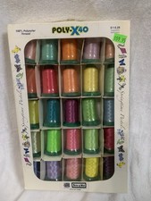 Poly X40 Embroidery Thread Kit 25 Spools Color-Fast Polyester Springtime Pastel