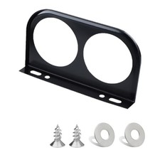 Universal Car Black Dual Gauge Mount Bracket Pod 2-116 52mm Gauge Mounting