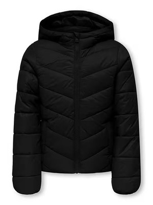 KIDS ONLY Steppjacke KOGKAJSA LIGHTWEIGHT QUILT HOOD JKT OTW Schwarz 146