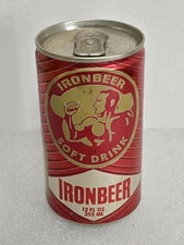Vintage Version Rare Iron Beer Soft Drink Soda Pop Can
