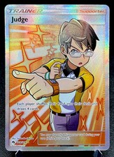 Full Art Judge 209/214 NM Full Art Ultra Rare SM Lost Thunder Pokemon Card! on eBay