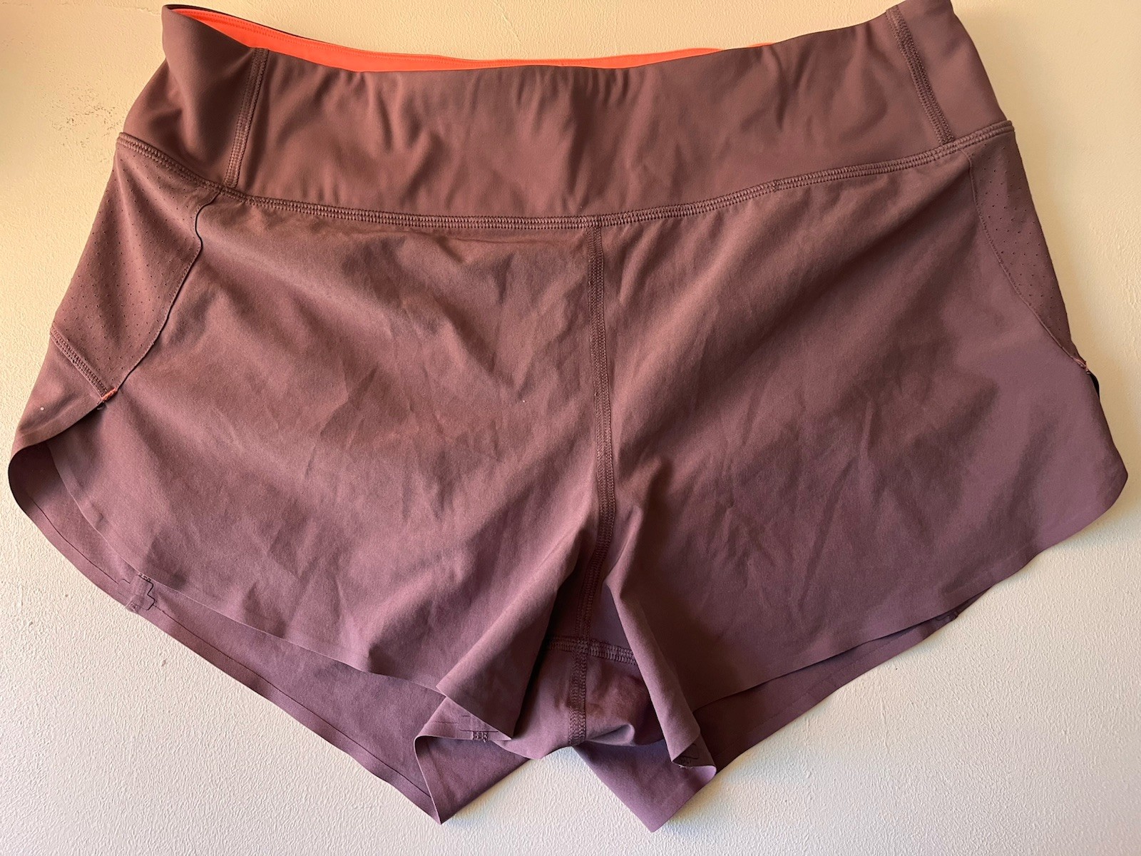 Athleta Run With It Shorts, 3 Inch, Size Medium, Purple