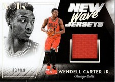 2018-19 Panini Noir New Wave Jerseys #30 Wendell Carter Jr. Jersey /99 - BSK
