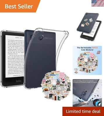 Clear Case for 6 inch Kobo Clara Colour/Clara BW/Kobo Clara 2E eReader/ 2in 1...