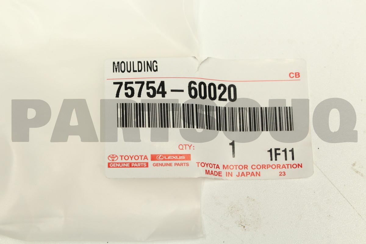 ミュージック s.a 7575460020 Genuine Toyota MOULDING, FR DOOR 75754-60020 | eBay