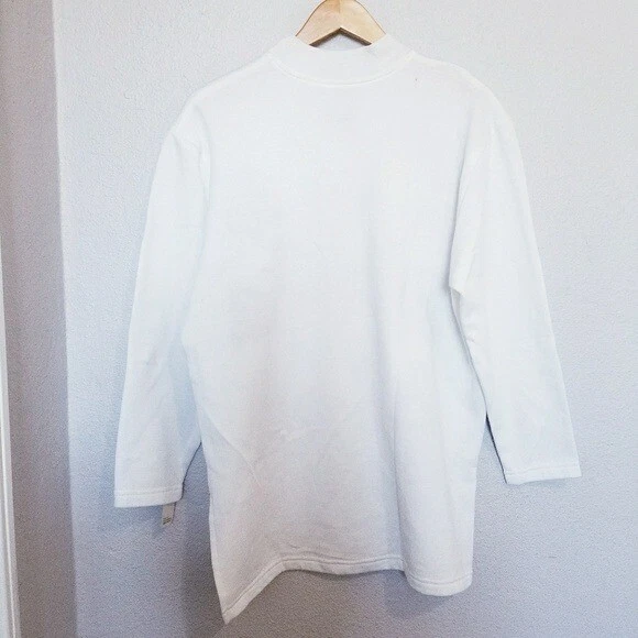 KWBL Vintage Ugly Christmas Sweater Size S White