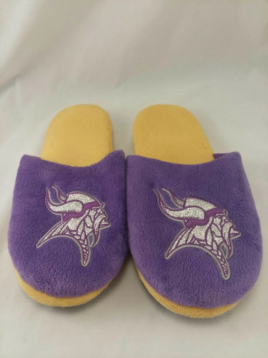 Minnesota vikings women's slippers hot sale