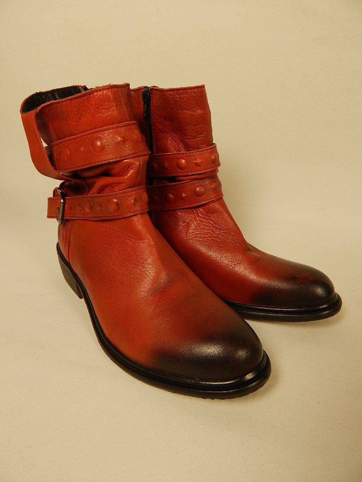 MACA KITZBÜHEL Stiefeletten Schuhe Rot Gr 37 NEU MACA KITZBÜHEL Stiefeletten Schuhe Rot Gr 37 NEU