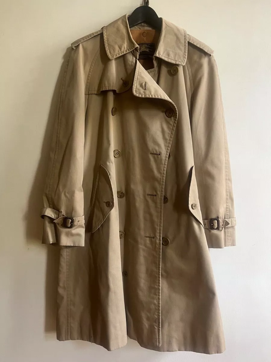 80s VINTAGE BURBERRY Men’s Trench Coat With Removable Liner Near-Mint  Condition!