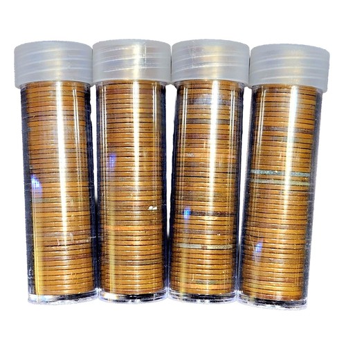 200pc 4x Rolls Lincoln Wheat Penny Pennies Coin Coins Wholesale Lot