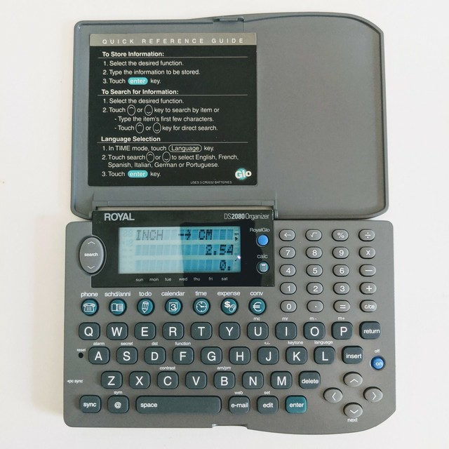 Royal DS2080 Organizer Electronic Organizer Diary eBay