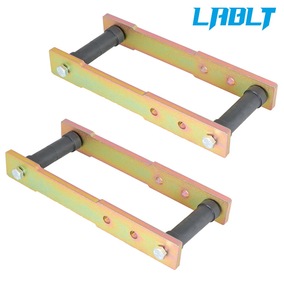 Elevador de grillete de resorte de hoja trasera ajustable LABLT 1"-4" cuerpo A para plumero Valiant Foto 4 de 4