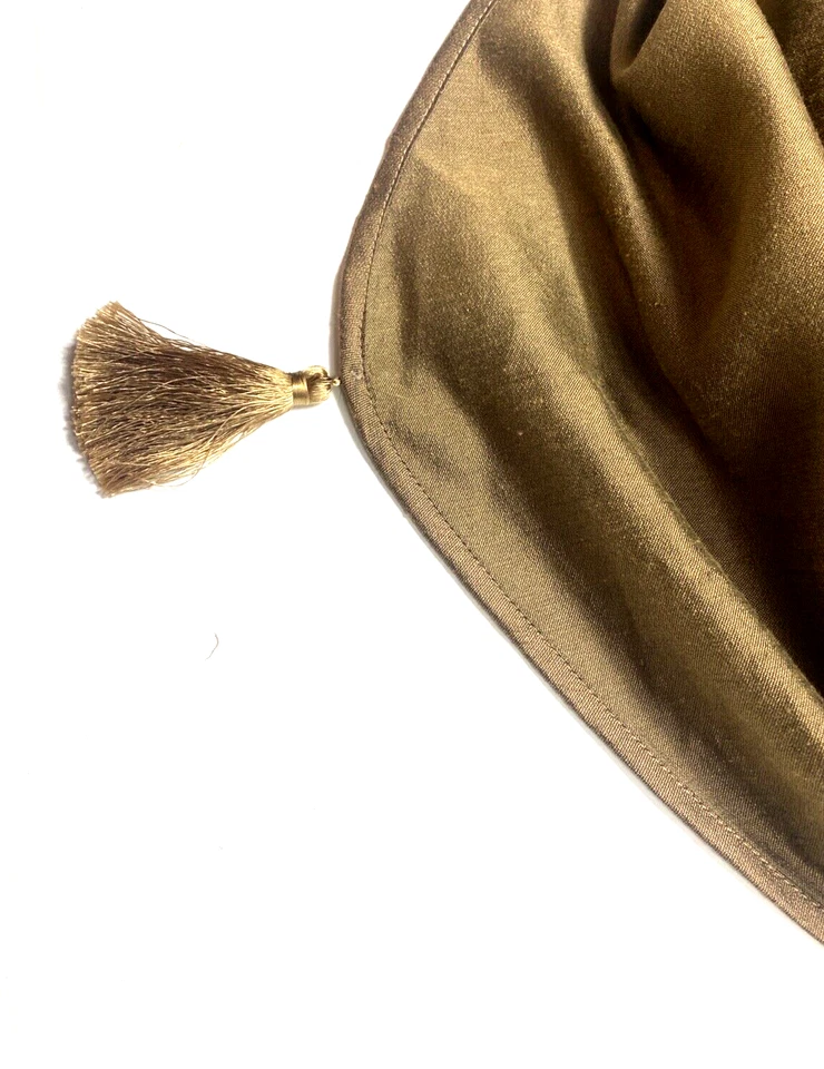 Vintage Set 12 Curtains Drapes Brown JC Penney Brown Long Rare Window Treatments - Image 4 of 4