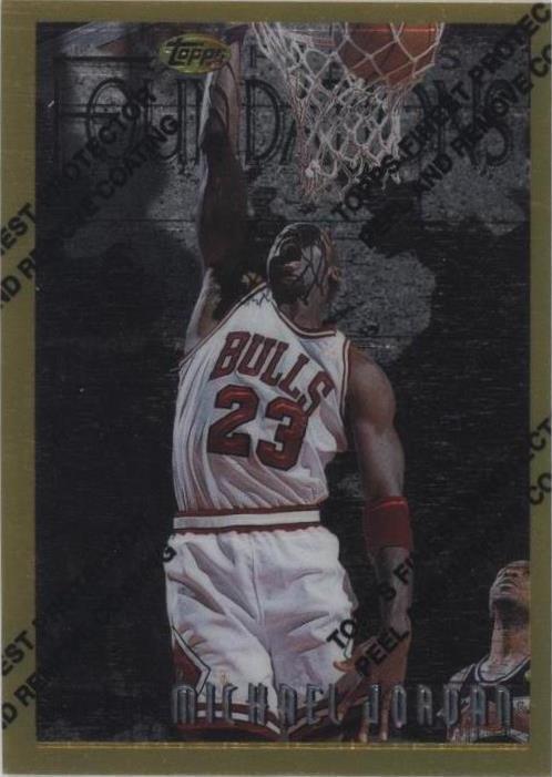1996-97 Topps Finest - Rare Gold Michael Jordan #291 for sale 