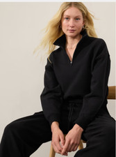 Athleta Forever Fleece 1/2 Zip High Hip Sweatshirt Size 3X