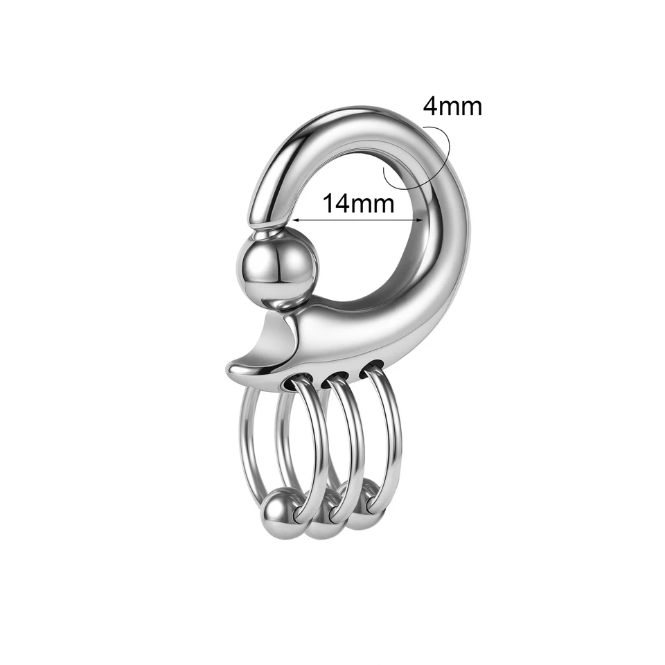 2G-8G из нержавеющей стали уха датчики уха туннель штепсельная вилка подвеской CBR ладьи пирсинг - Изображение 3 из 4