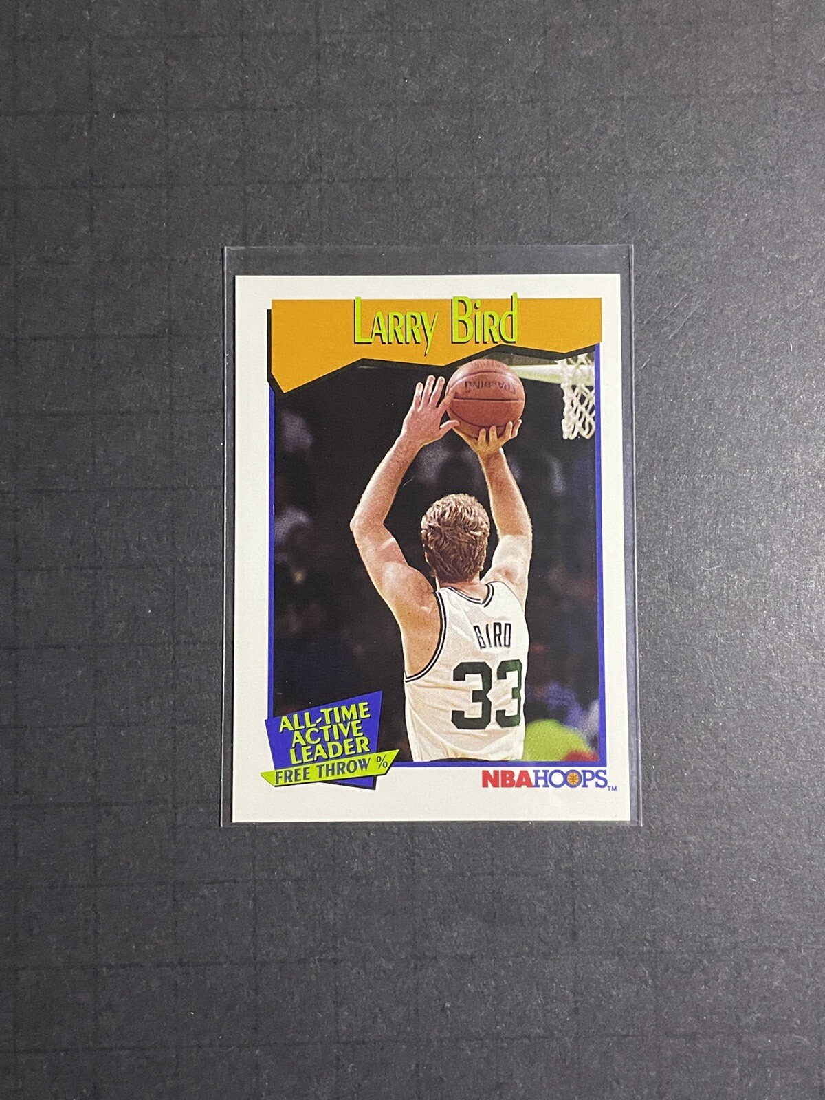 1991-92 NBA Hoops Larry Bird Stat Leader #432 - Boston Celtics (3)