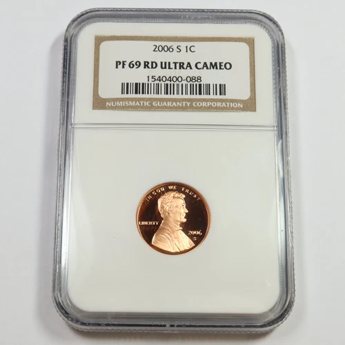 2006 S NGC PF69 RD UCAM - Lincoln Memorial Penny Cent - 1c US Coin #48049A