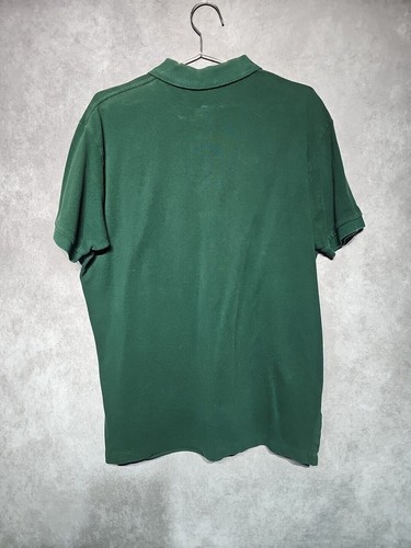 Ralph Lauren Polo Shirt Mens Large Green Orange Pony Logo Short Sleeve Cotton - Picture 6 of 7