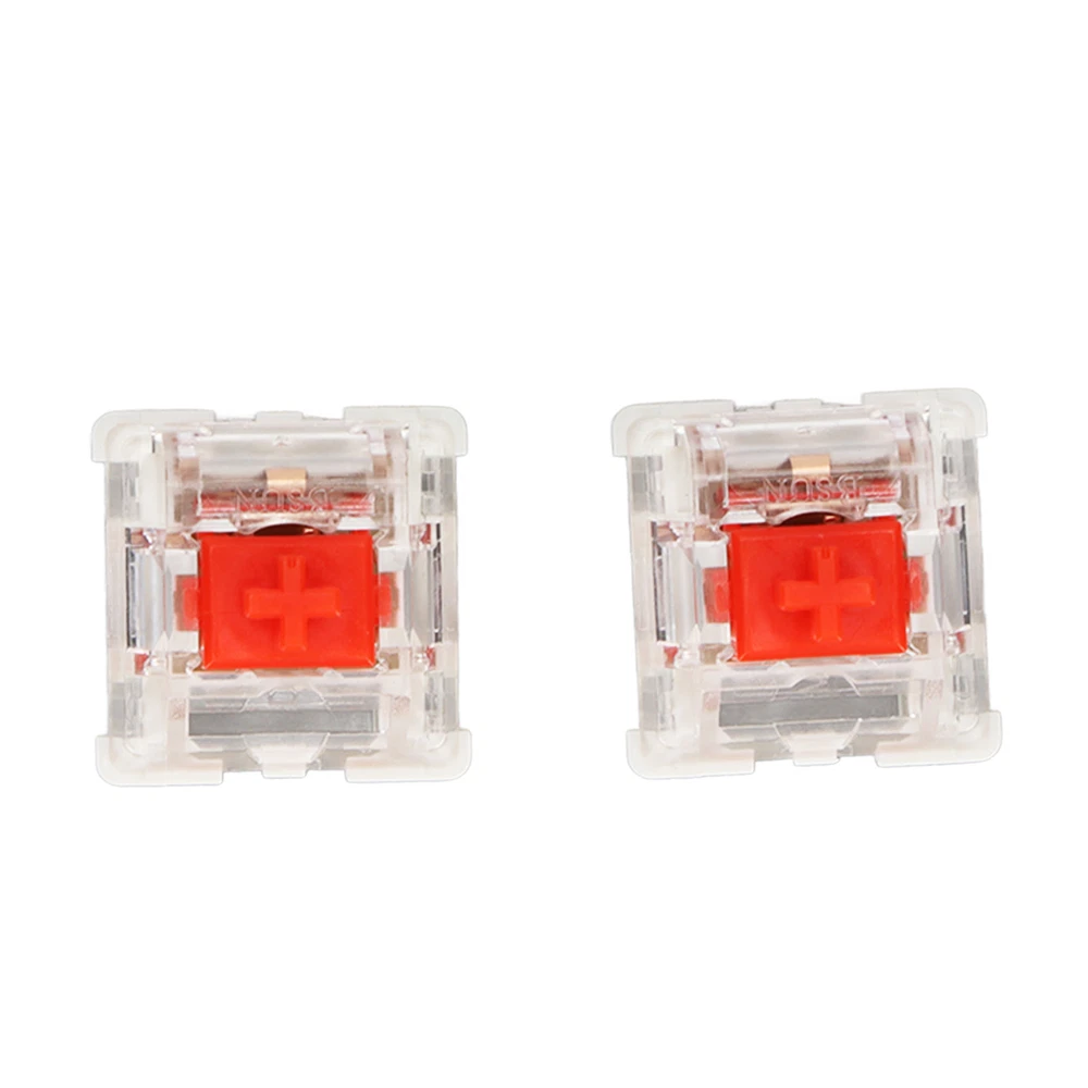 10Pcs Red Switch Mechanical Keyboard with Alloy Touch Spot Tech BEA