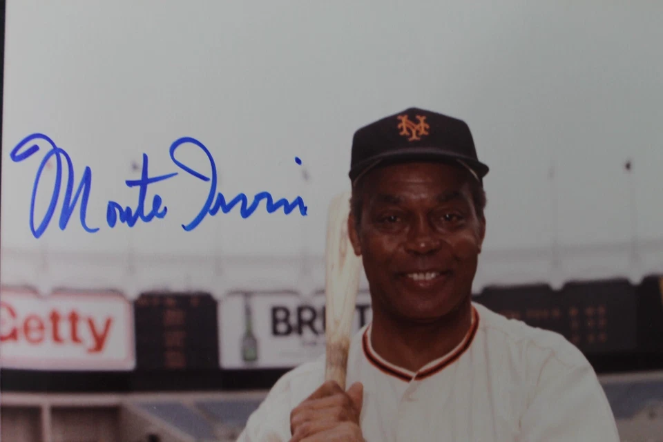 Monte Irvin (d.2016) New York Giants HOF Autographed 8x10 Signed Photo JSA COA - Image 3 of 4