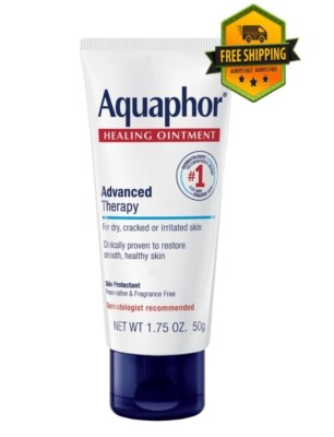 Aquaphor Lip Repair Ointment, Moisture to Soothe Dry, Chapped Lips, 0.35 fl oz