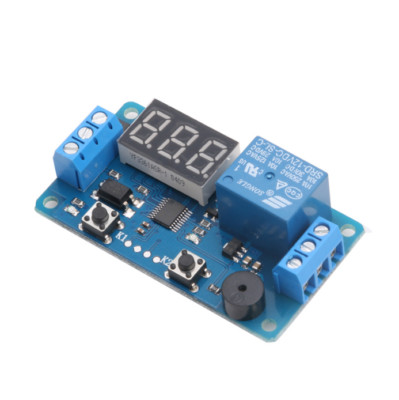 DC12V LED Digital display Automation Delay Relay Circuit Timer Control Module