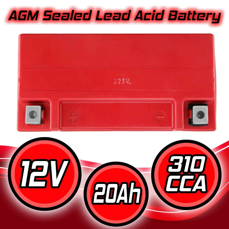 Banshee YTX20-BS Battery for Suzuki VZ1600 Marauder 2004–2004 AGM 310 CCA - Image 2 of 4