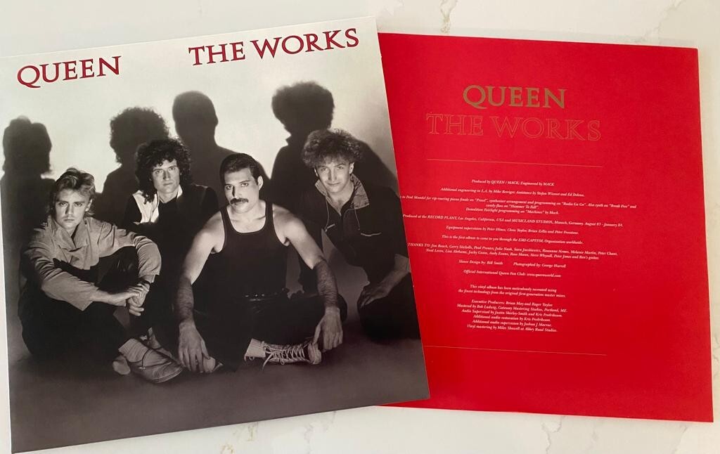 QUEEN The Works - Deluxe ED (New Book +180 Gram LP Sealed Vinyl) f