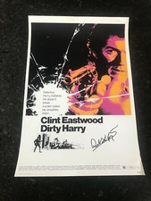 * LALO SCHIFRIN * signed 12x18 poster * DIRTY HARRY * COMPOSER *  COA * 1