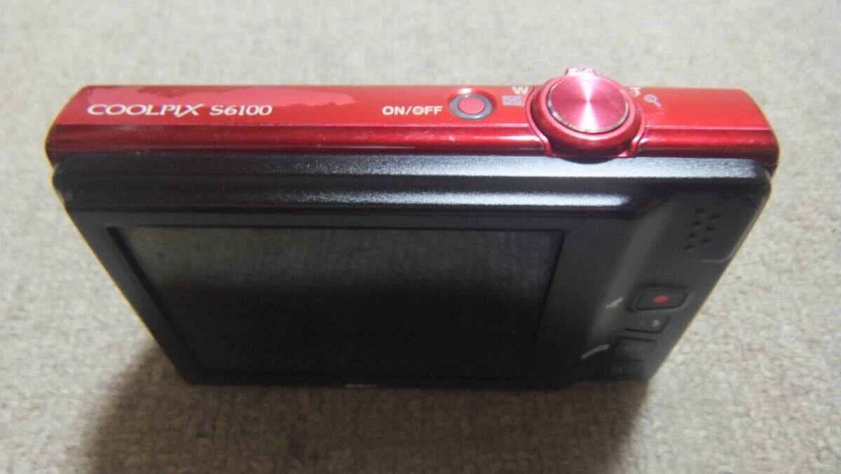 Nikon COOLPIX S6100 Red Digital Camera 16.0MP 7x Optical Nikon COOLPIX S6100 Red Digital Camera 16.0MP 7x Optical