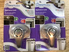 Dreambaby Washer/Dryer  Appliance Locks - Silver - 2 Pack - BRAND NEW  