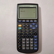 TEXAS Instruments TI-83 Plus Graphing Calculator- Missing Cover TESTED & WORKING