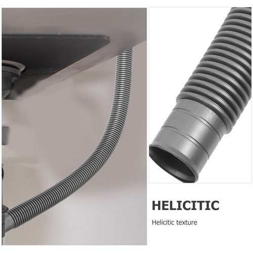 2Pcs Flexible Drain Pipe for Kitchen Sink Overflow Connection - 第 9/12 張圖片